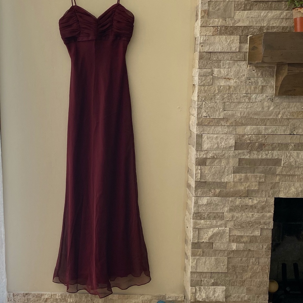 Crimson Mesh Dress